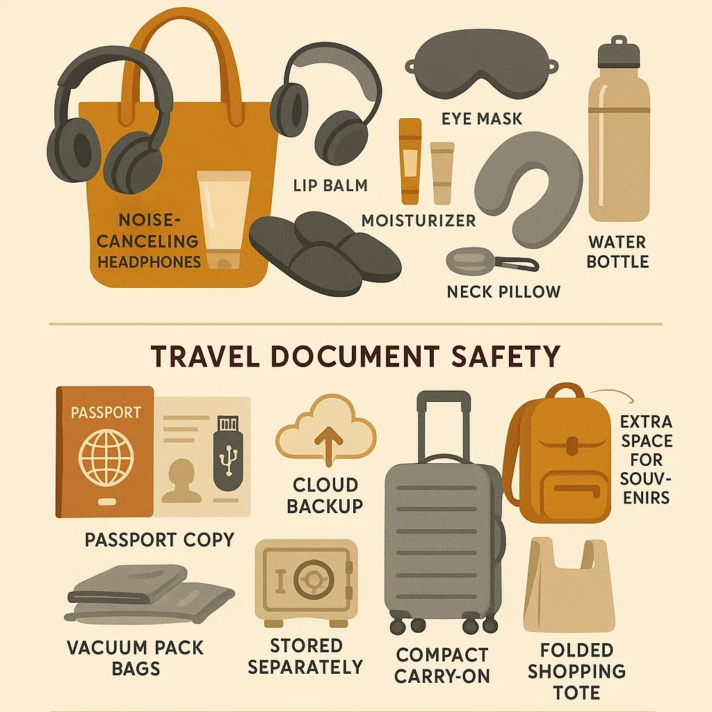 비행기내 준비물