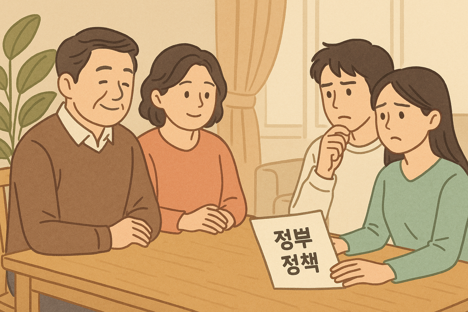 부모세대와 청년세대가 정책을 다르게 느끼는 이유에 관한 사진