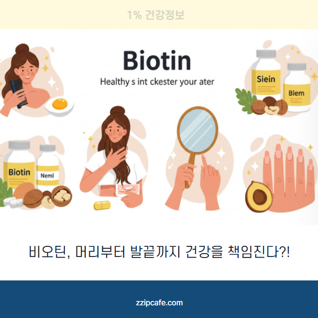 비오틴, 머리부터 발끝까지 건강을 책임진다?! 효능부터 부작용