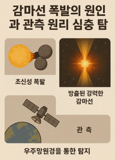 감마선 폭발의 원인과 관측 원리