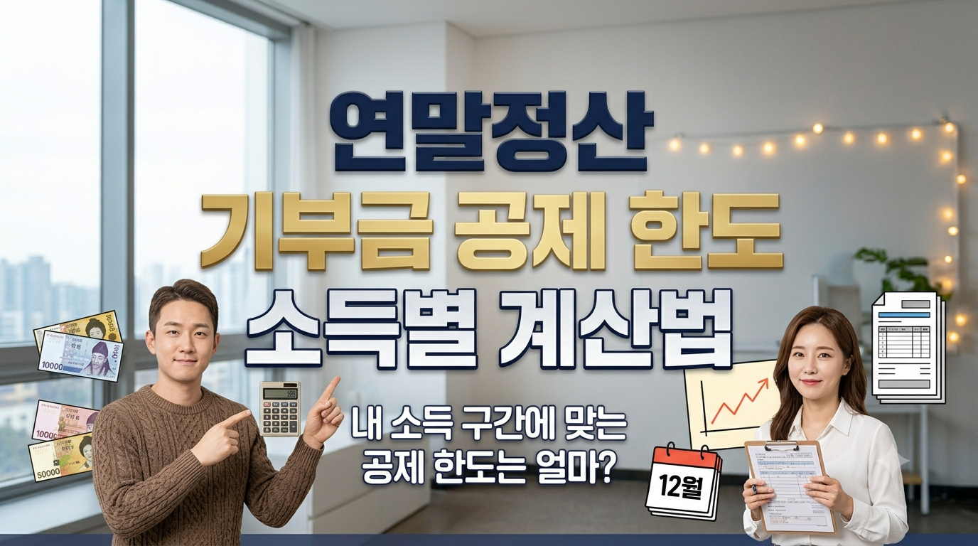 연말정산 기부금 공제 한도