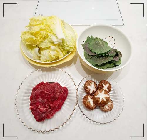 밀푀유나베-재료