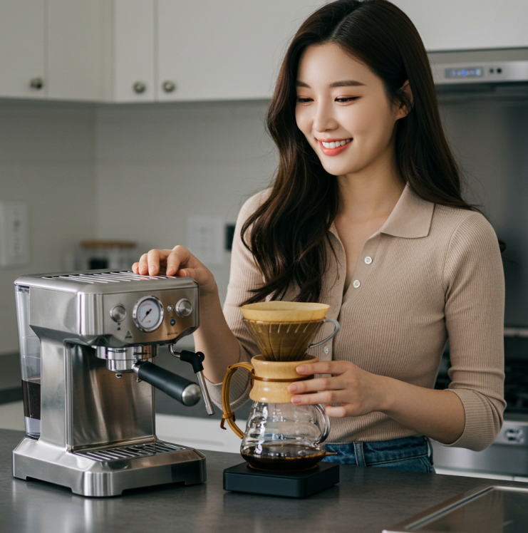 커피머신 &amp; 핸드드립 선택 가이드