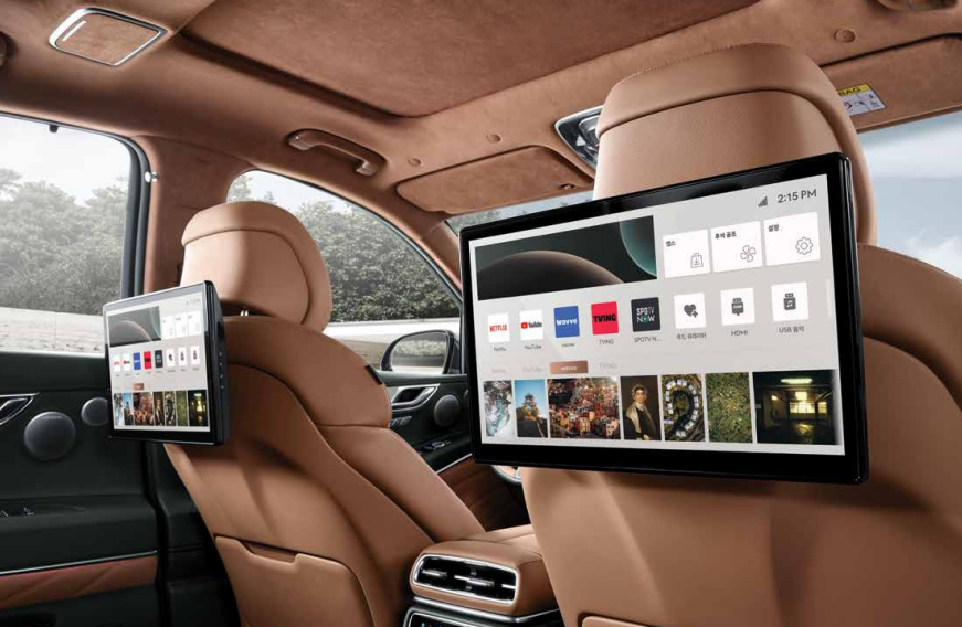 GV80 후석 엔터테인먼트 시스템