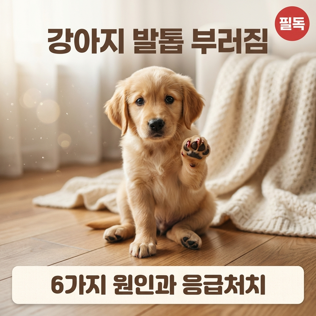 강아지 발톱 계속 부러진다면? 원인부터 집에서 관리하는 법까지 완전 정리