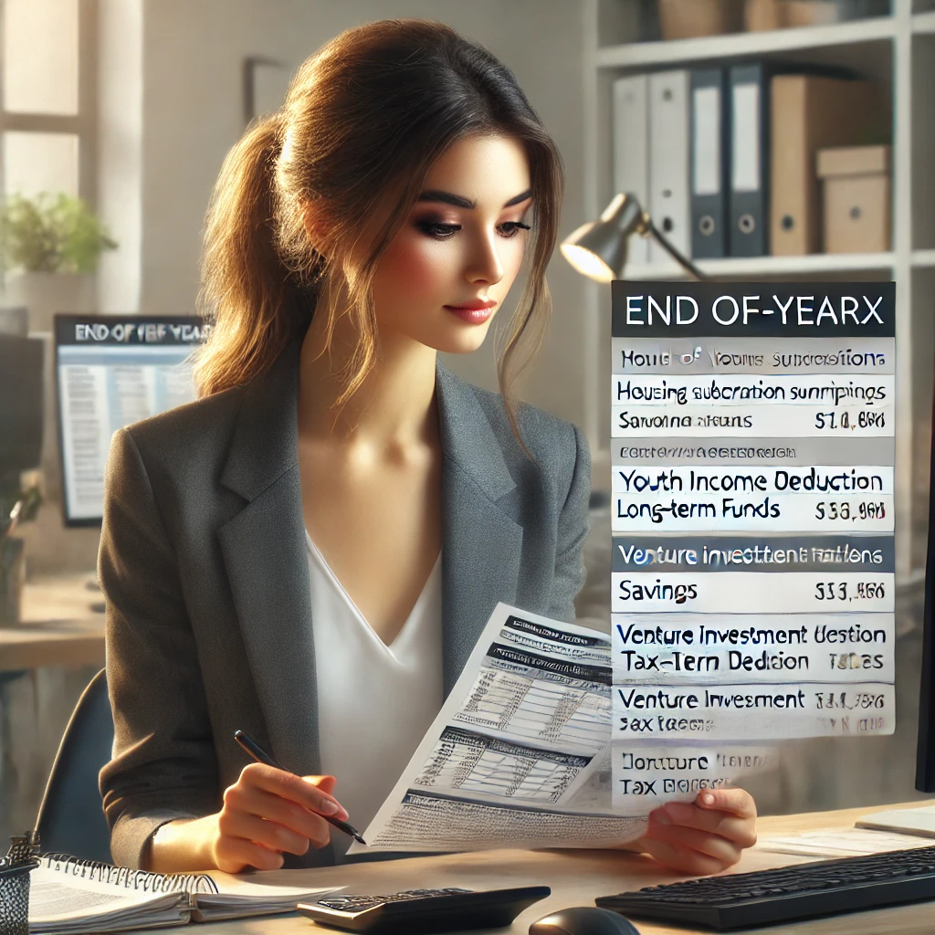 연말정산 필수 가이드 주택청약종합저축, 청년형 소득공제 장기펀드, 벤처투자 공제율 총정리