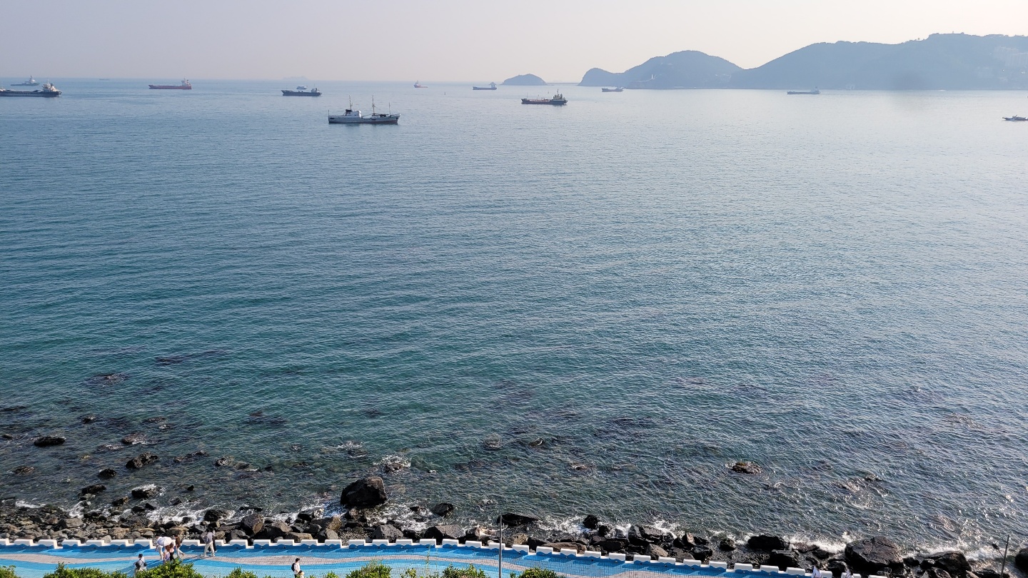 흰여울문화마을 바다