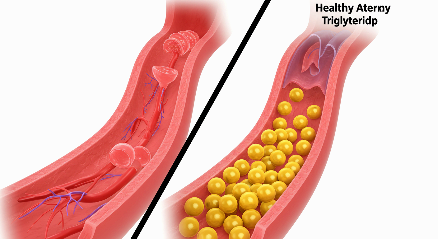 중성지방이란? 혈액 속에 쌓이는 지방 형태입니다.