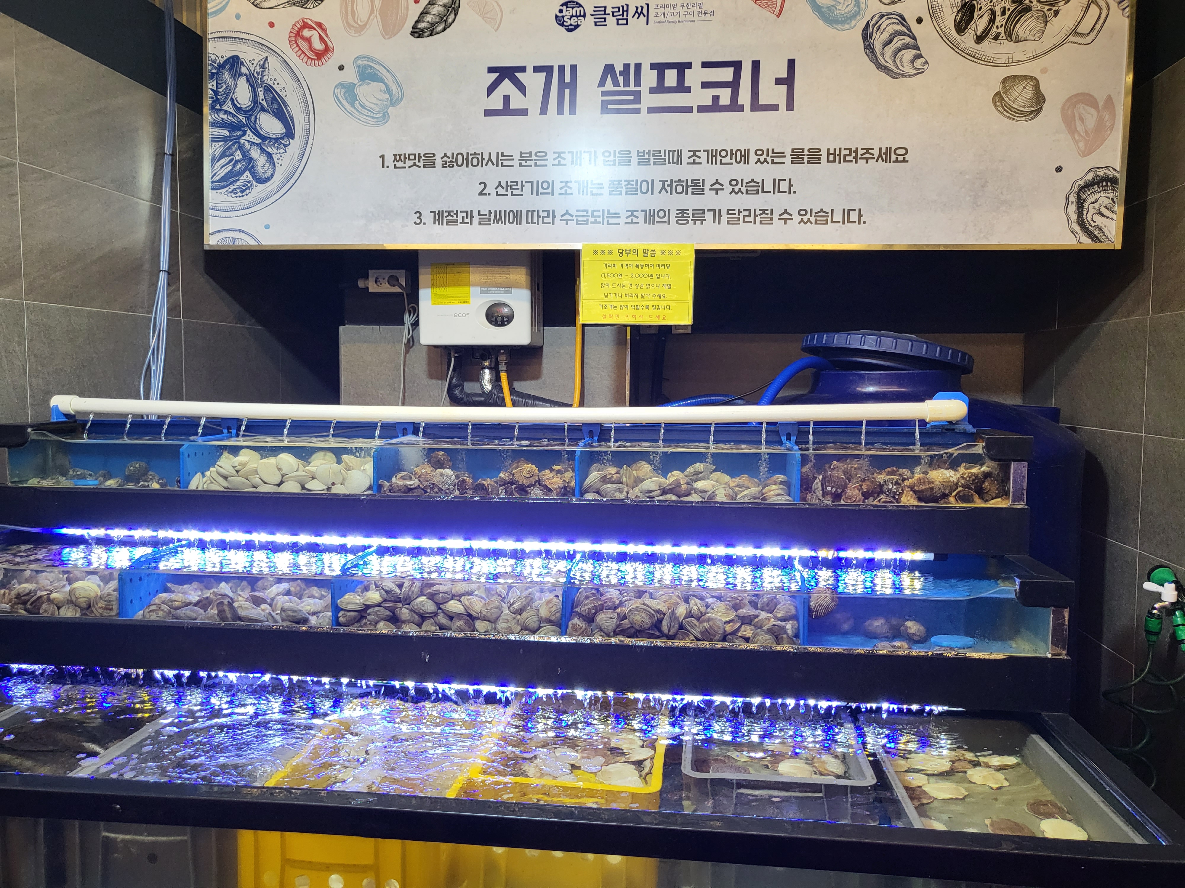 클램씨 - 조개코너