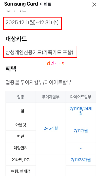 현재확인중인 무이자