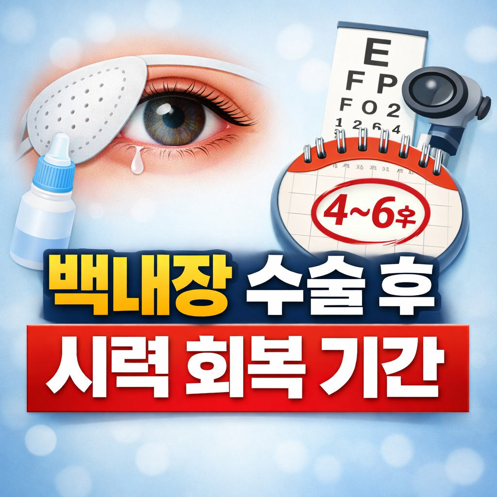 백내장 수술후 시력회복 기간