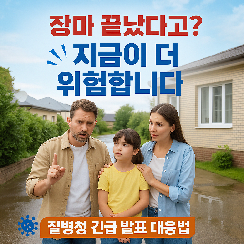 장마 끝났다고 안심? 지금부터 시작되는 감염병 대응법