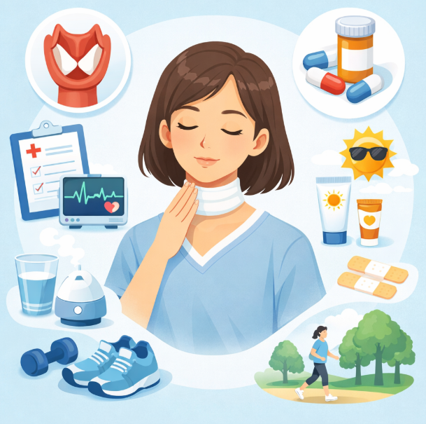 갑상선 수술 후 꼭 알아야 할 관리법, 회복 기간과 주의사항