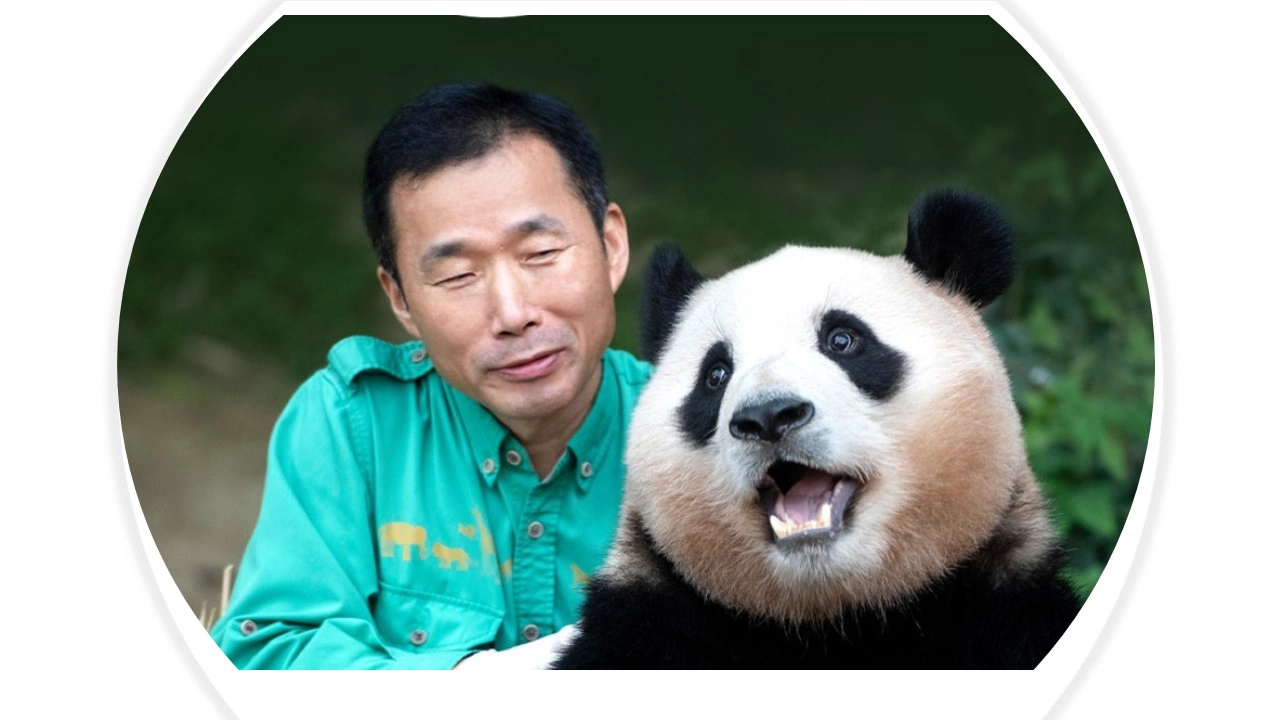 [푸바오와 할부지] 출연진. 푸바오와 할부지 사육사(출처-공식홈)