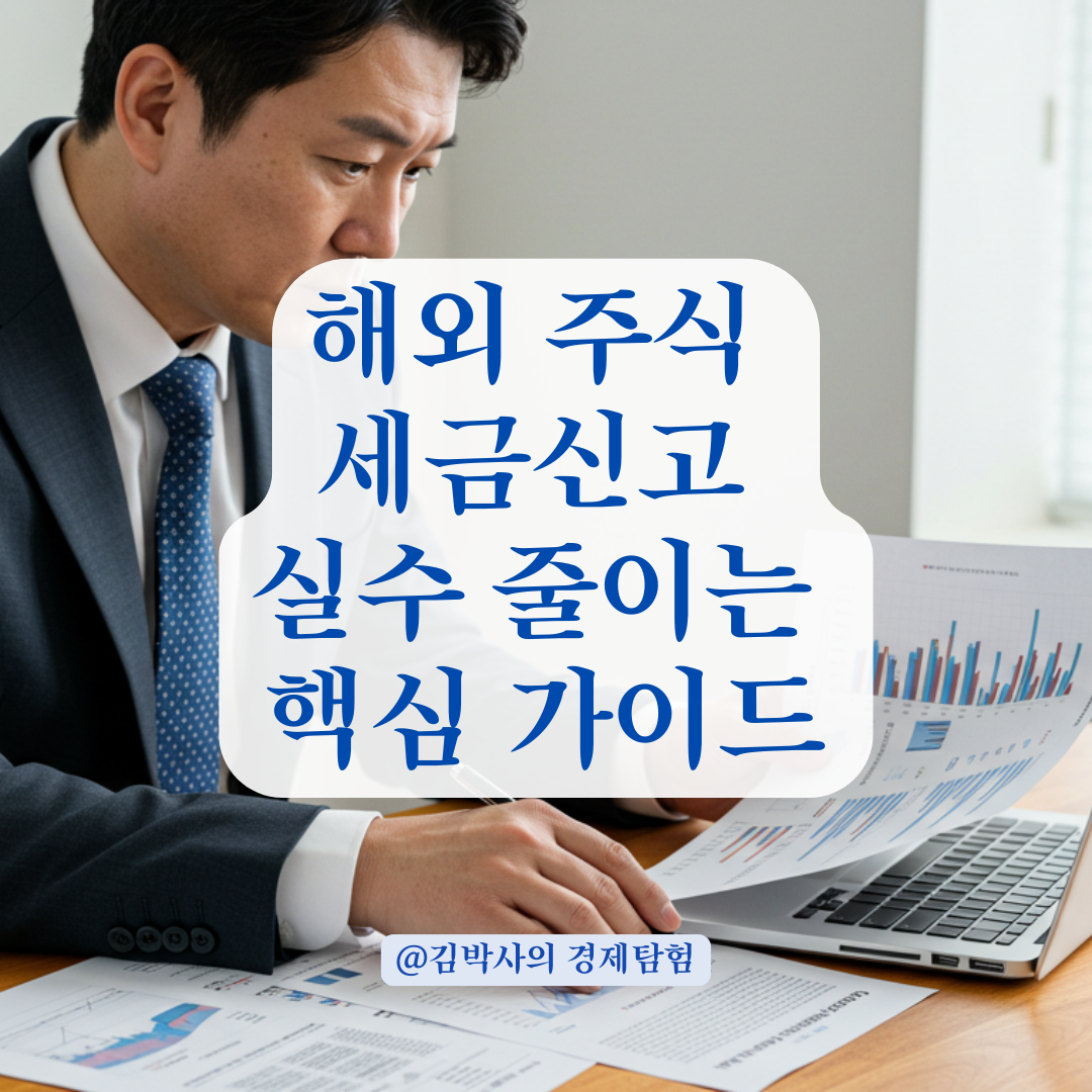 해외 배당금과 매매차익 신고 시 가장 많이 하는 실수