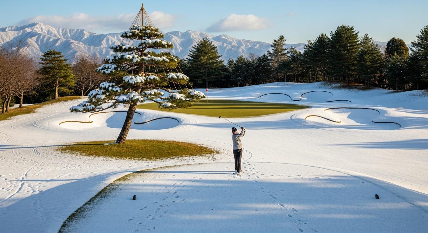 일본 겨울 골프 여행지