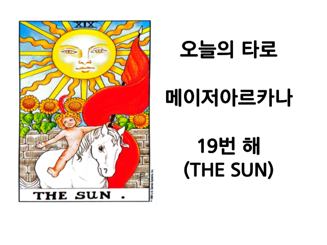 메이저아르카나19번.태양(THE SUN)카드해석