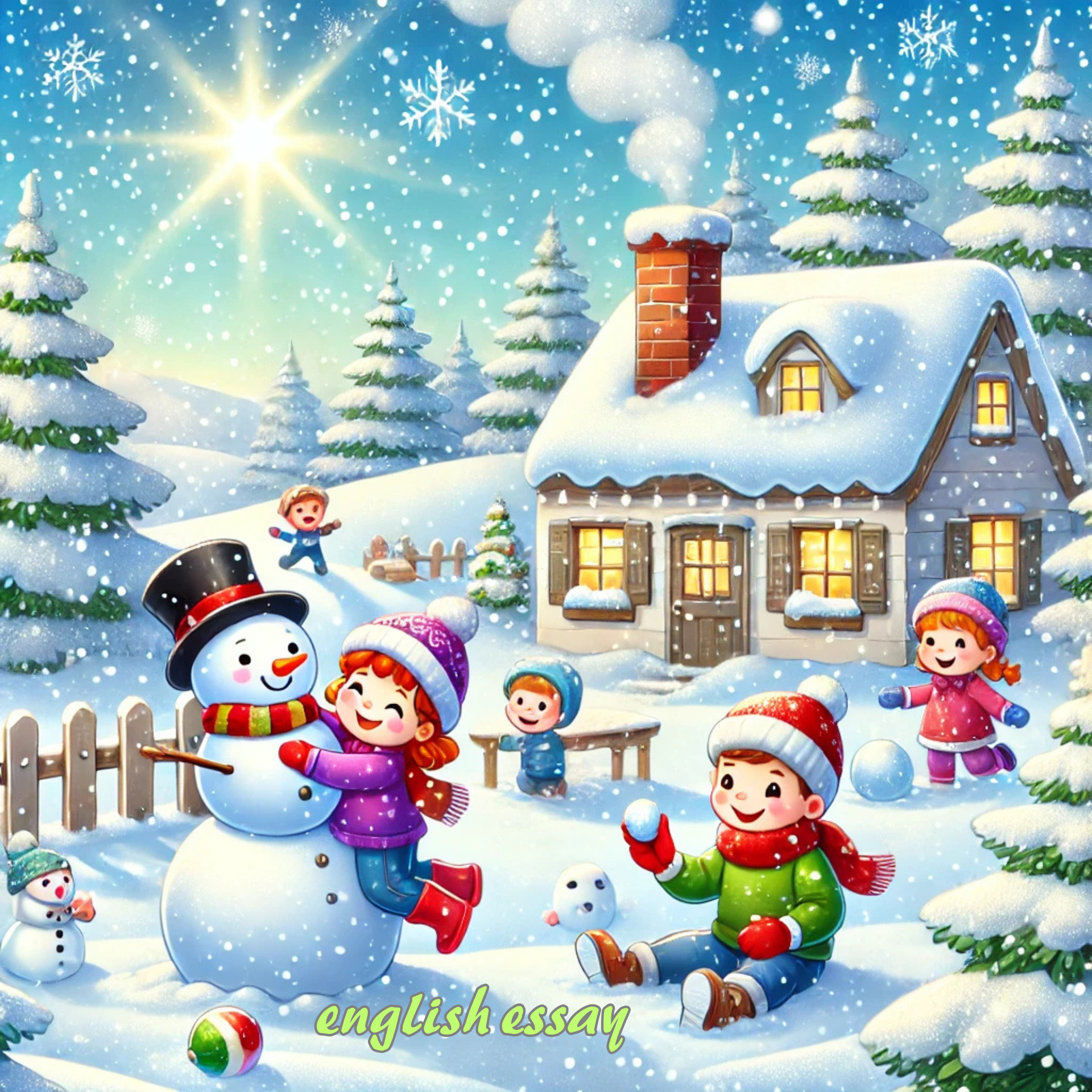 A Snowy Day: Writing About Activities and Experiences 눈 오는 날: 활동과 경험에 대해 글쓰기