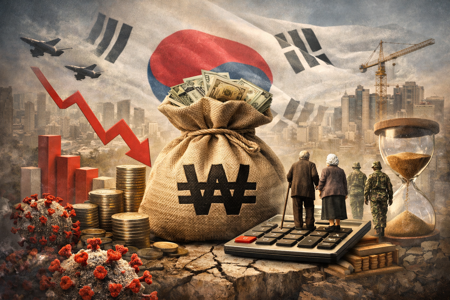 국가 총부채 뜻 쉽게 정리｜한국 부채 증가 이유와 위험성까지 완벽 분석 관련 사진