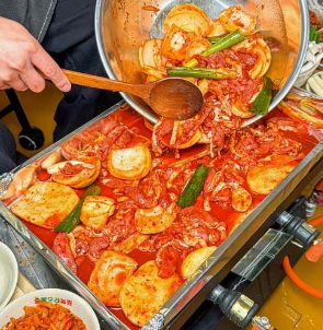 남겨서뭐하게 천안 오리볶음탕 맛집 뼈없는 오리도리 식당