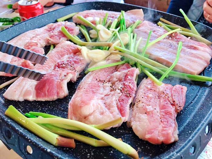 네모세모 경북 청도 세미칼 미나리 삼겹살 맛집