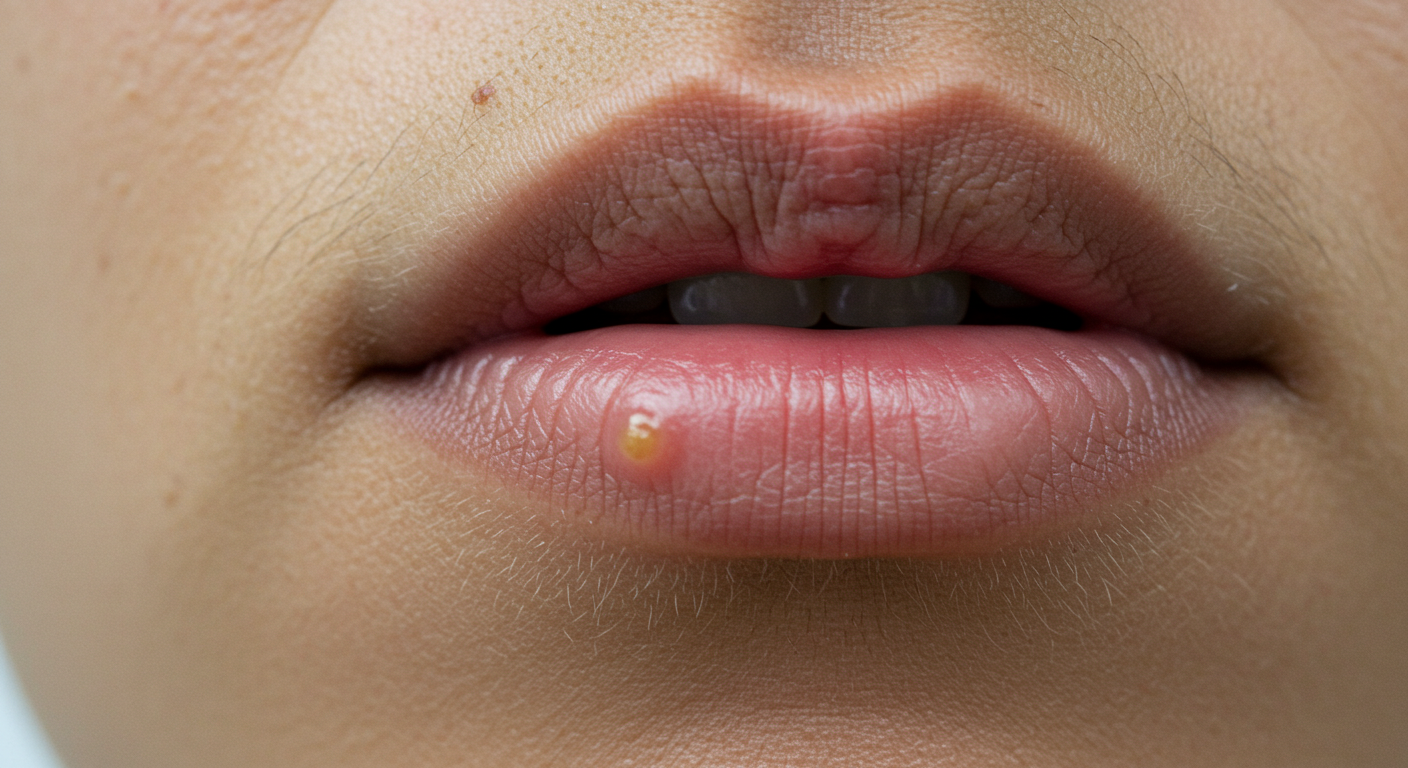 입술 여드름&amp;#44; 피부과 진료