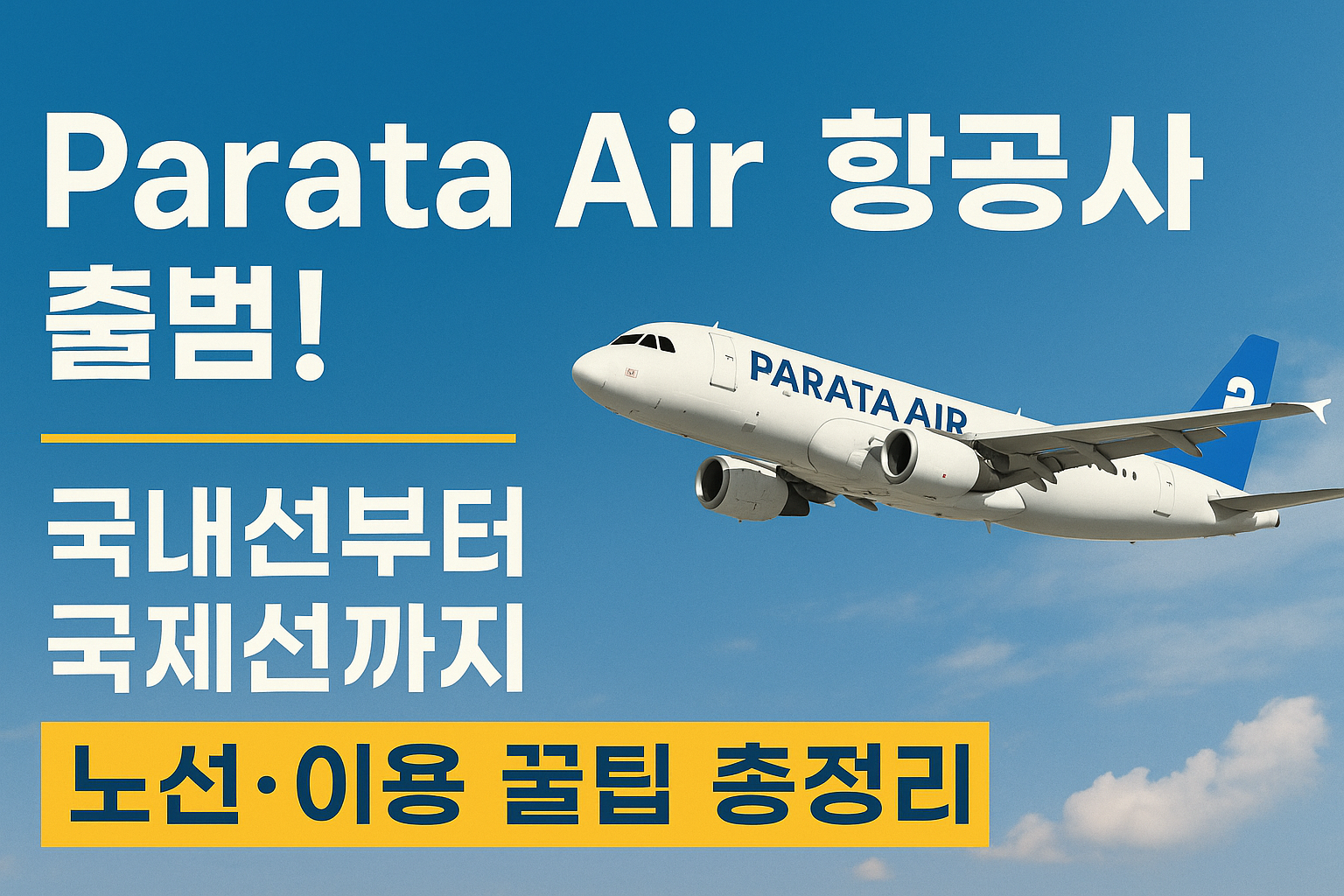 Parata Air 항공사 출범