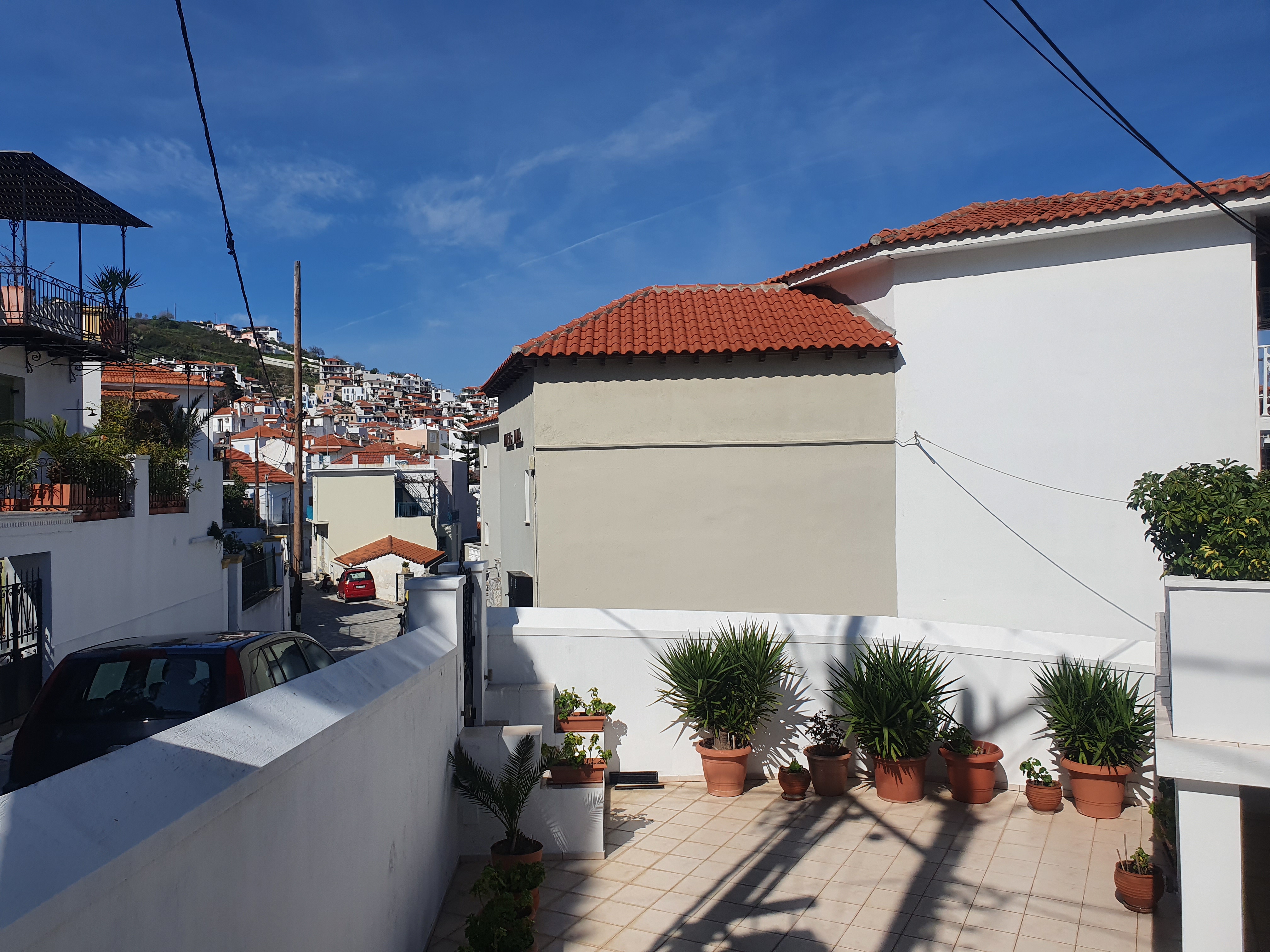 그리스 스코펠로스 타운 호라