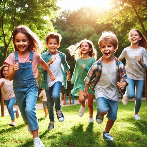 뛰어노는-아이들