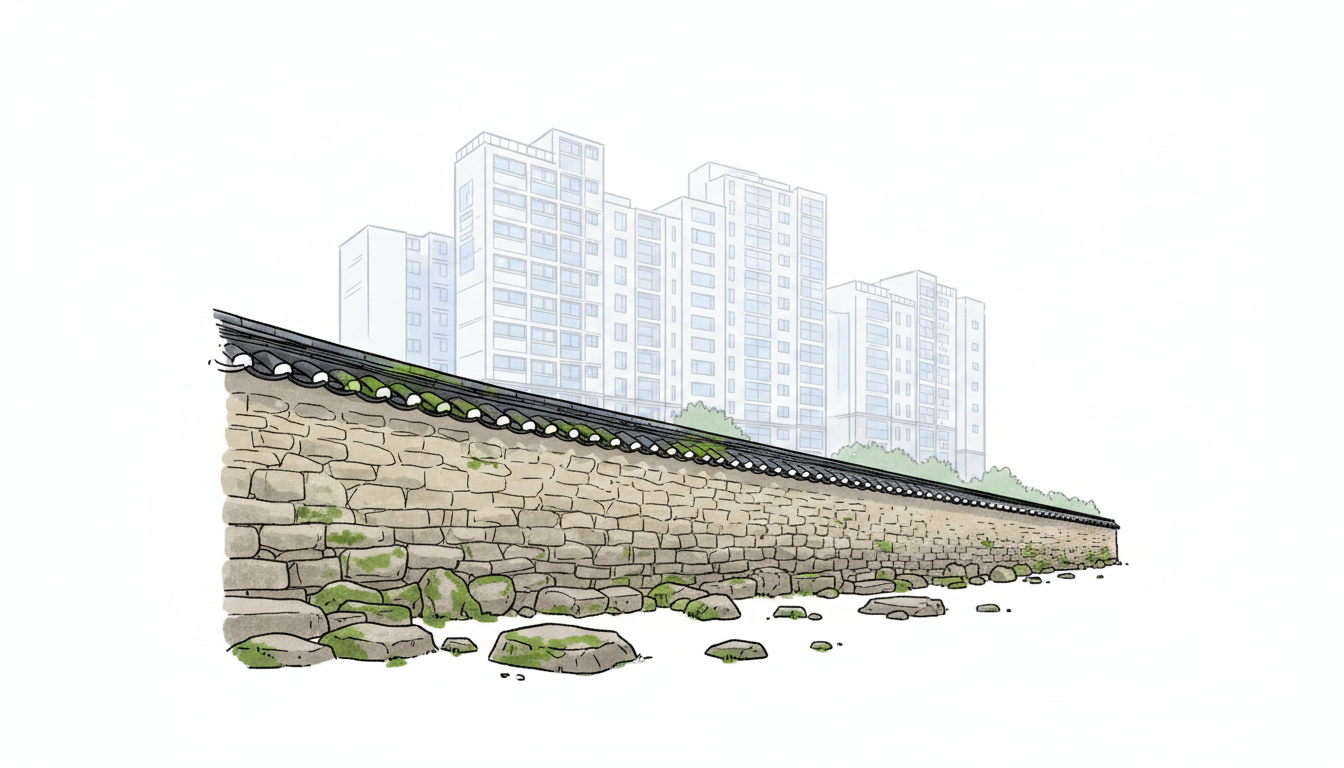 역사 속으로 사라진 한강변 압구정 정자의 옛 전경