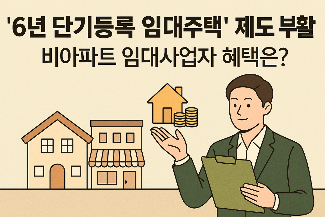 6년 단기등록 임대주택 제도 부활