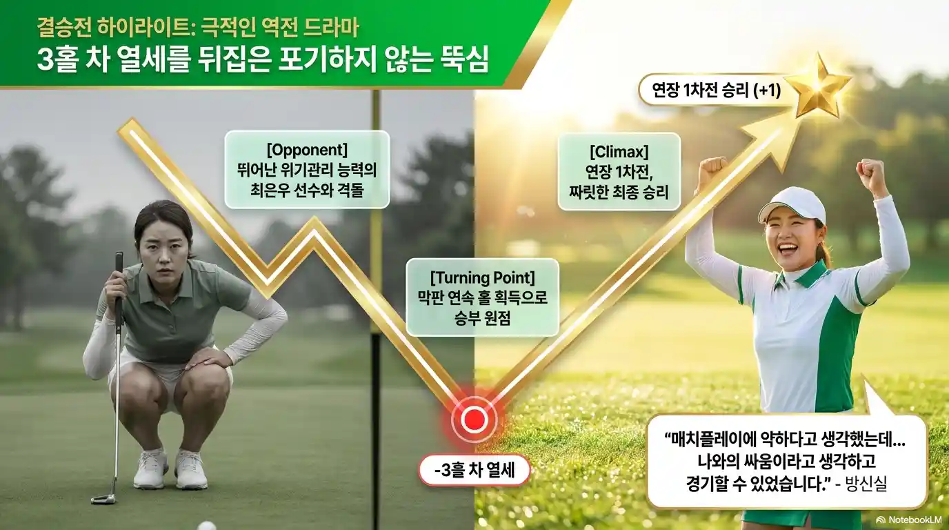 두산 매치플레이 챔피언십 결승전 경기 흐름