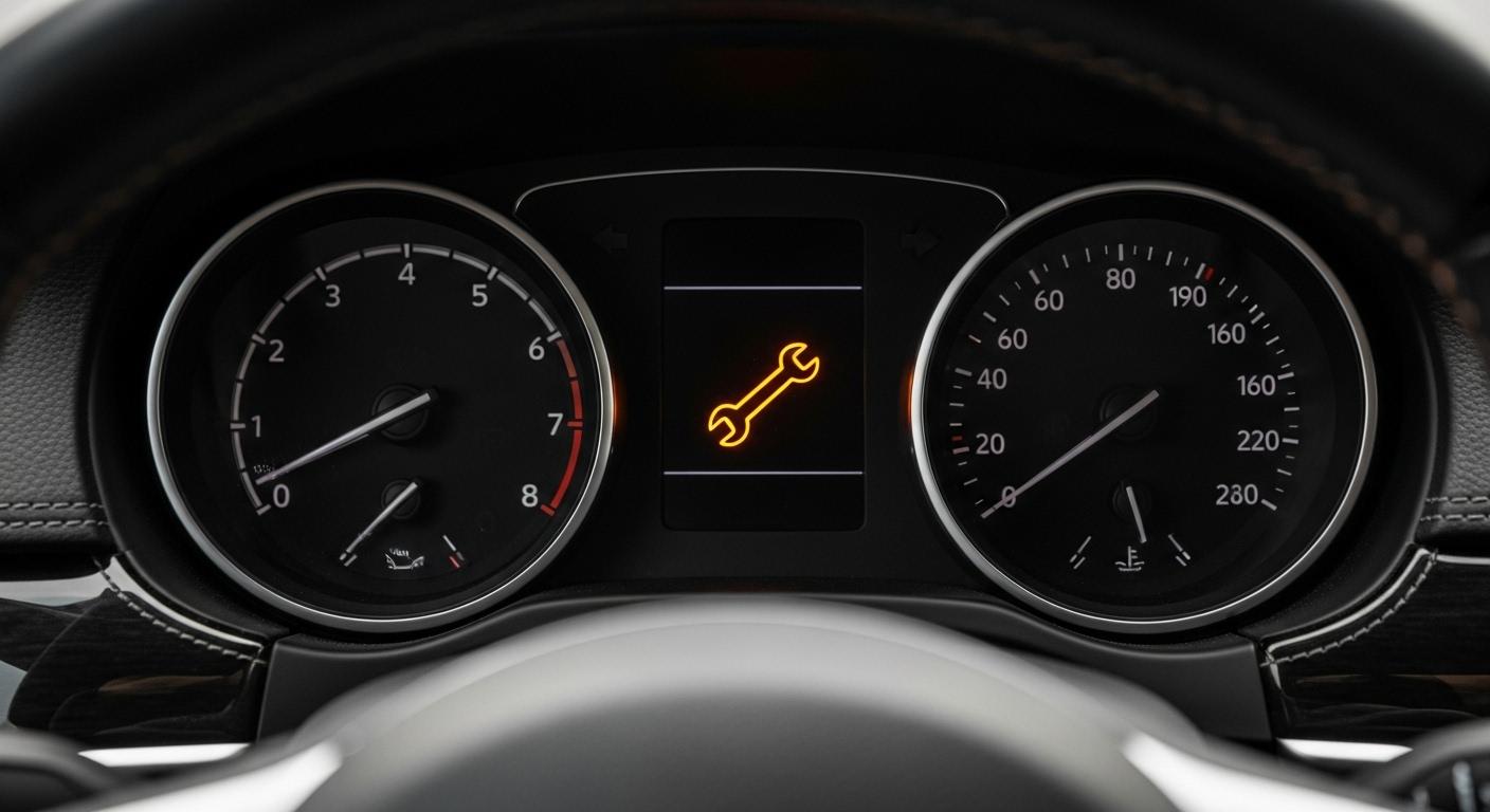 자동차 경고등 스패너