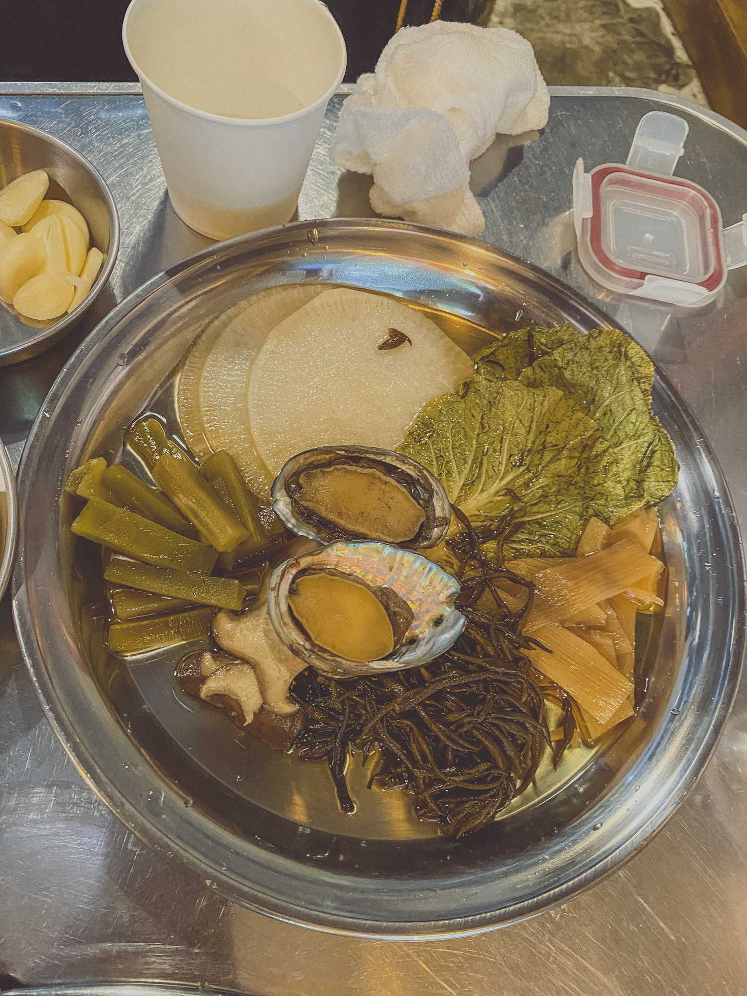 다양한 장아찌들