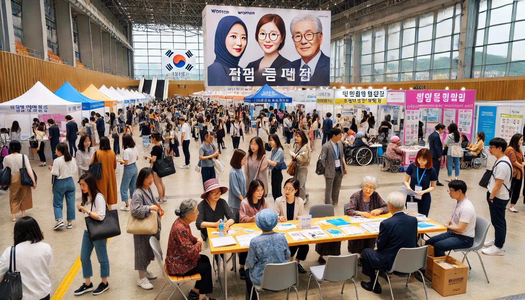 인천 여성&amp;노인 일자리한마당