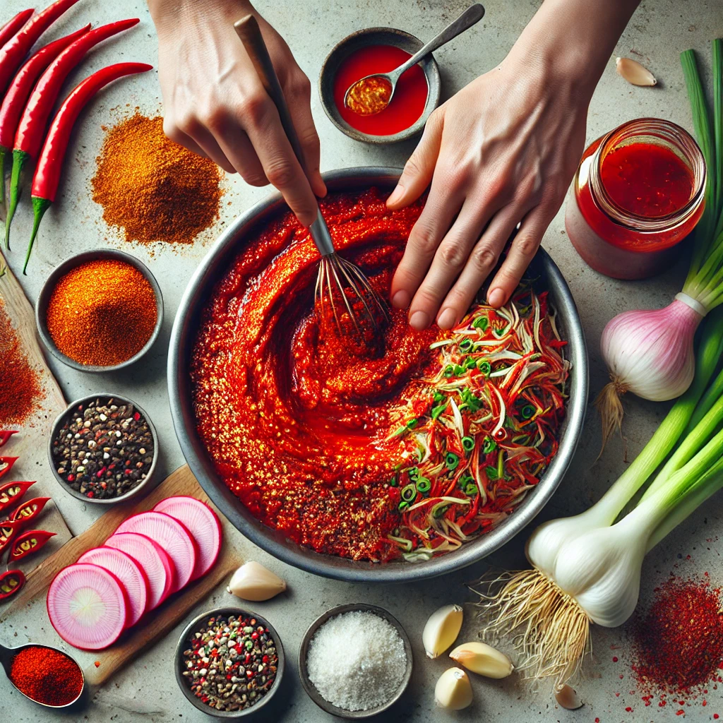 깊고 풍부한 맛을 위한 김장 양념 만들기 비법