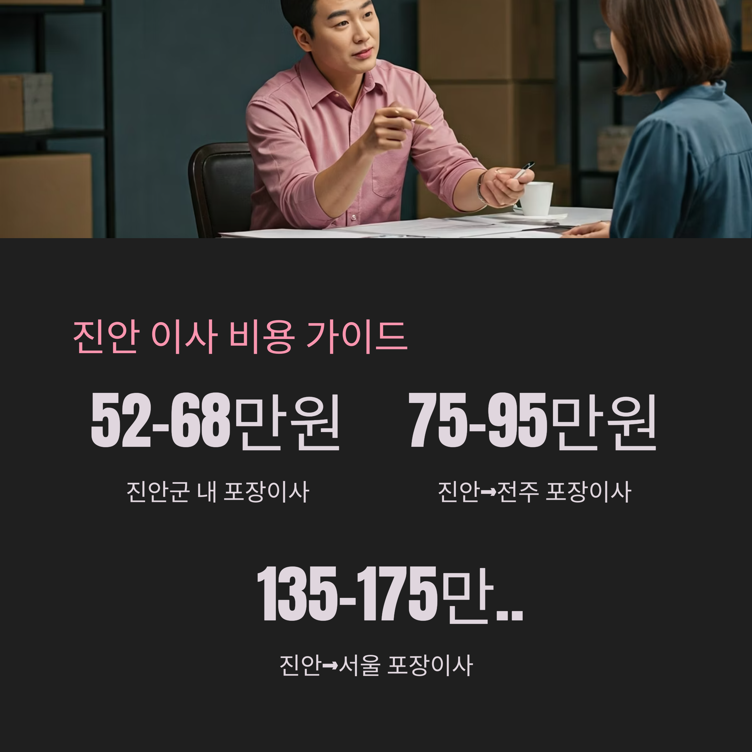 진안 이삿짐센터 비용 견적