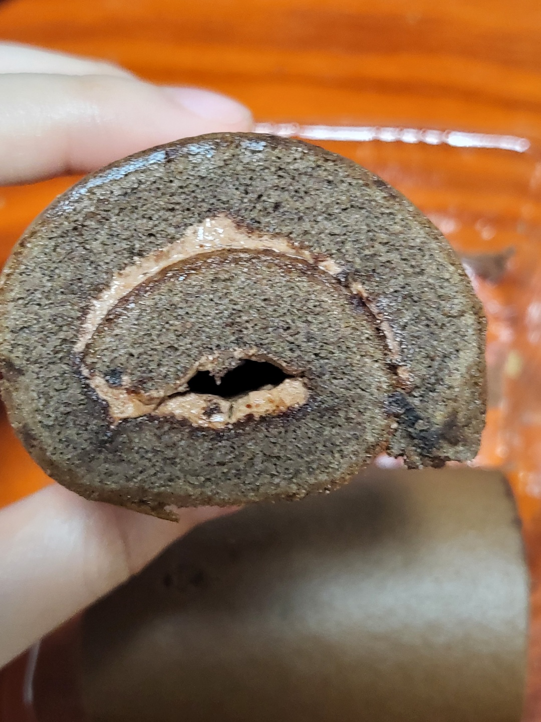 삼립 포켓몬빵 돌아온 로켓단 초코롤 단면