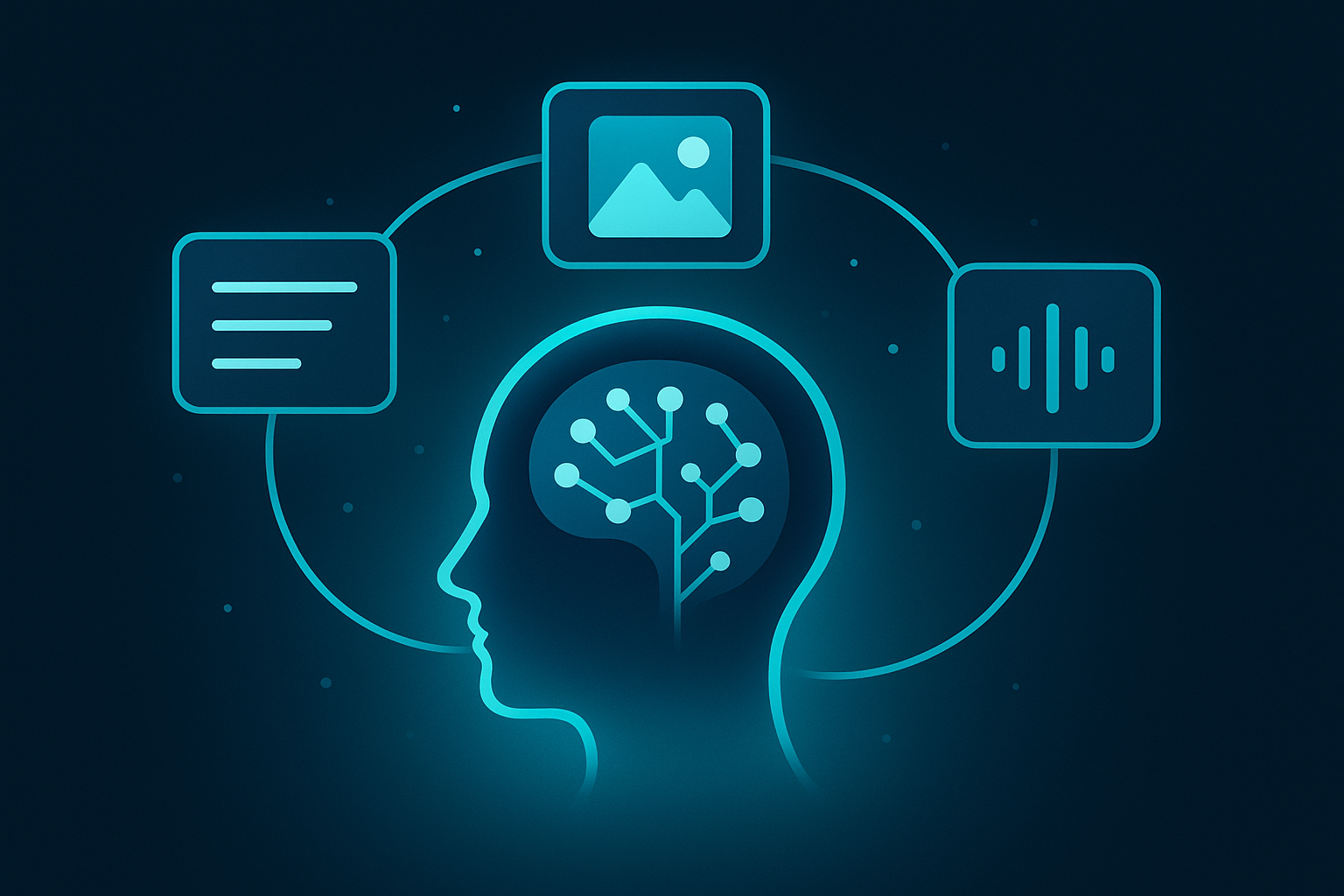 다양한 형태의 정보를 연상하는 뇌 모양
