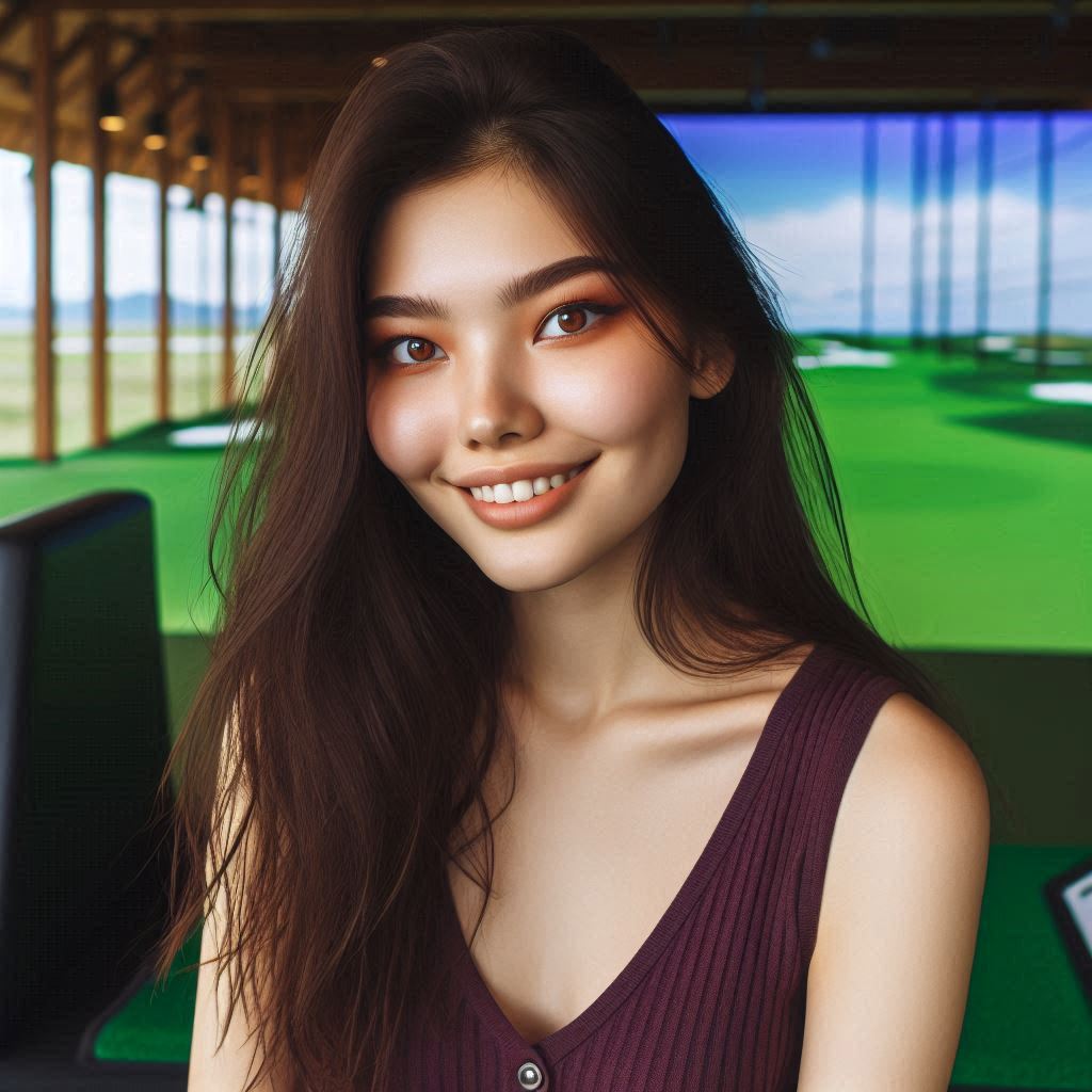 스크린골프장 배경