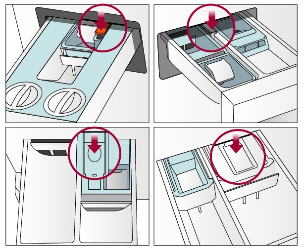 세탁기 모델별 세탁통 분리방법