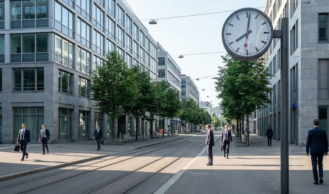 스위스 취리히 금융가