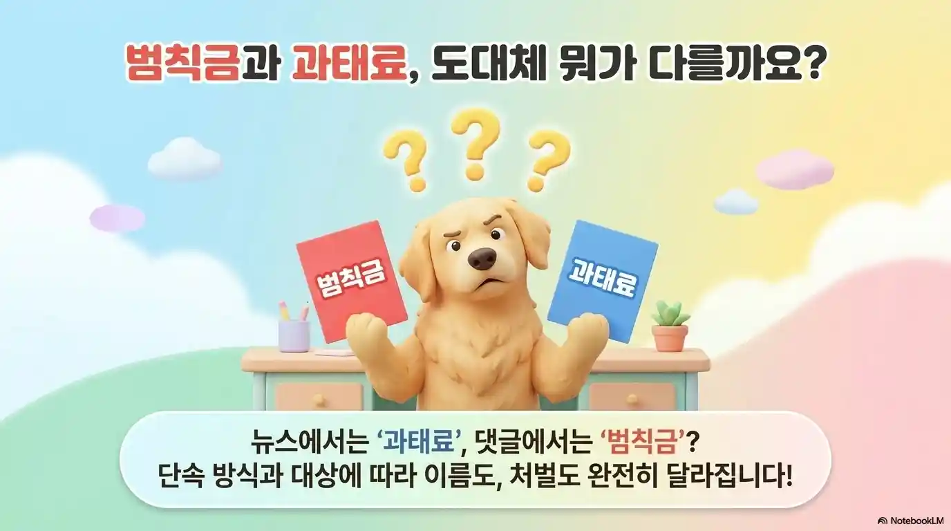 버스전용차로 위반 범칙금과 과태료 차이