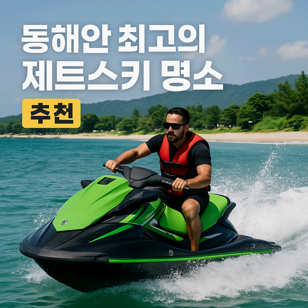 동해안 최고의 제트스키 명소 추천