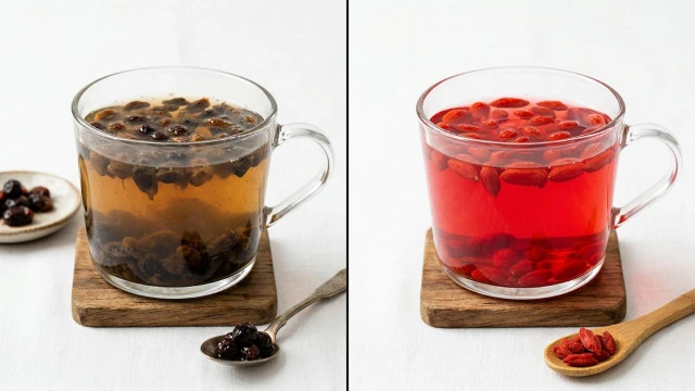 구기자차 팔팔 끓이기 vs 저온 우리기 비교 &mdash; 텁텁한 이유와 달콤한 비결