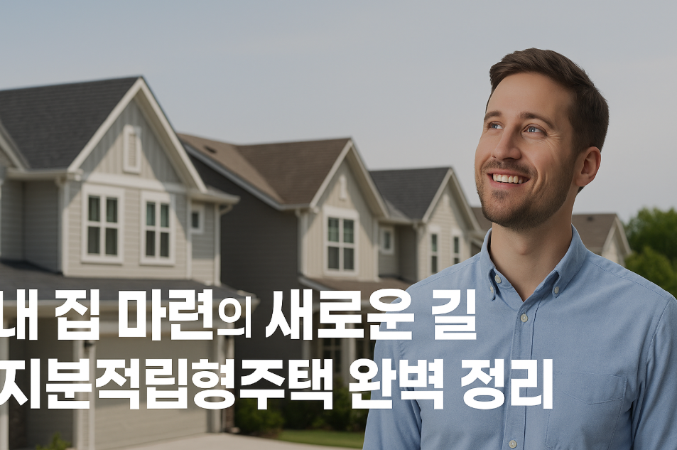 내 집 마련의 새로운 길, 지분적립형주택 완벽 정리
