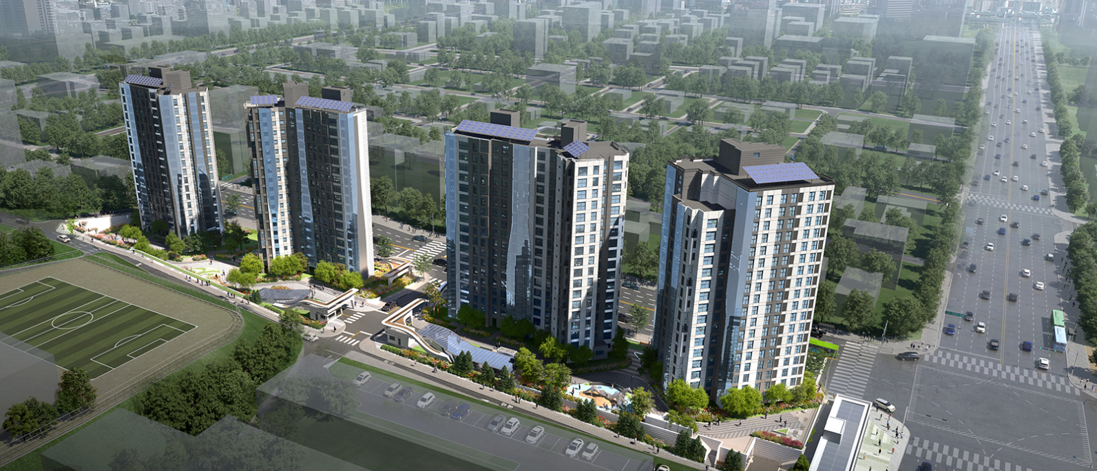 래미안레벤투스-조감도