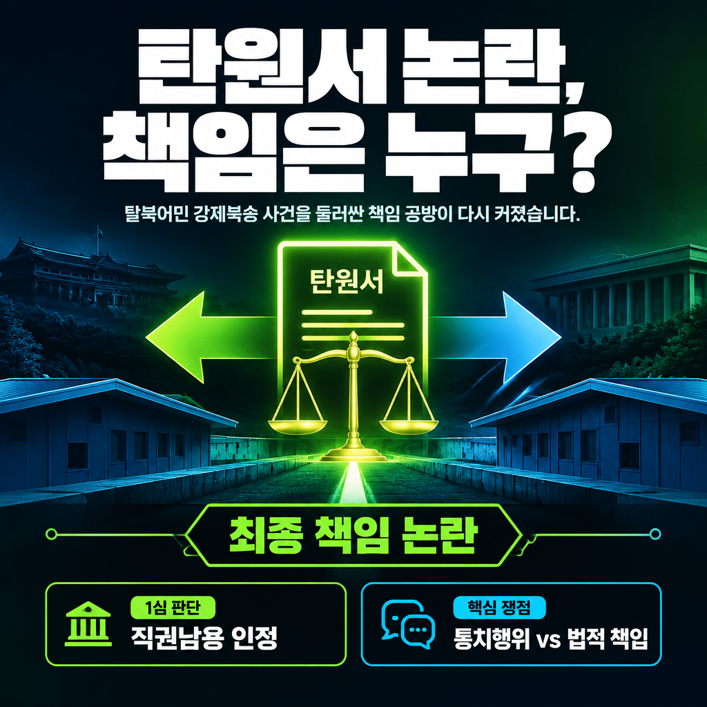 탄원서 논란, 책임은 누구?