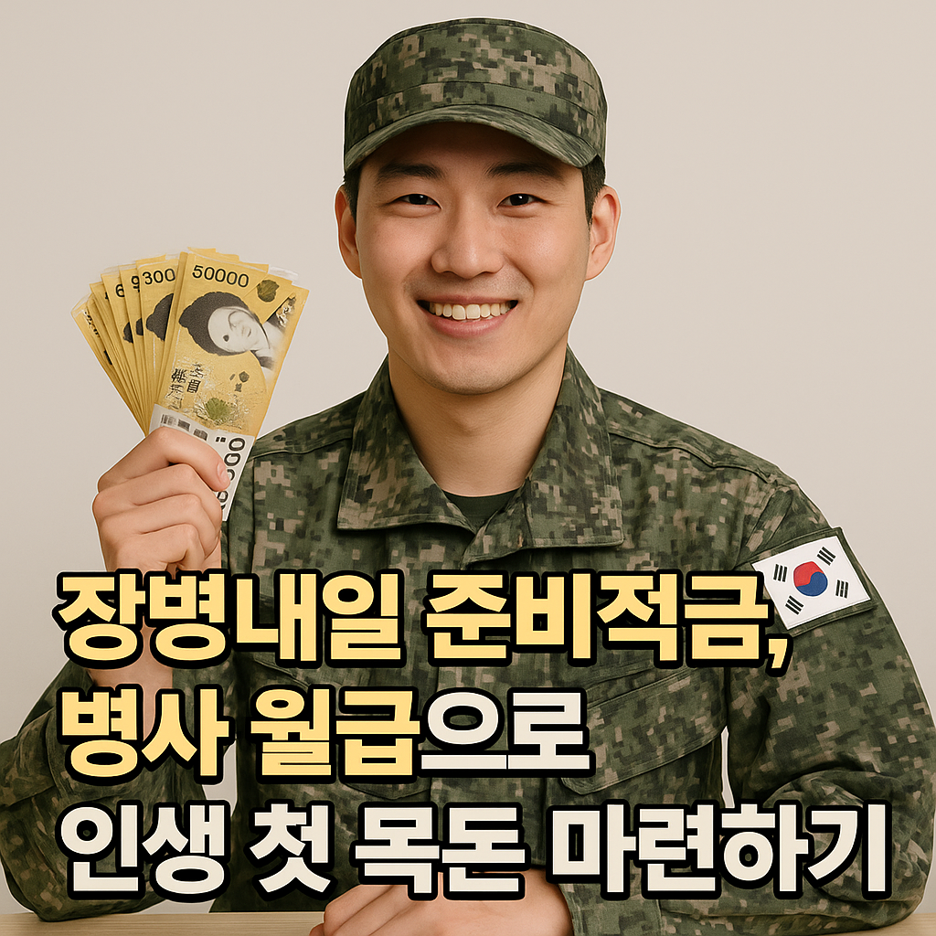 "장병내일준비적금, 병사 월급으로 인생 첫 목돈 마련하기"