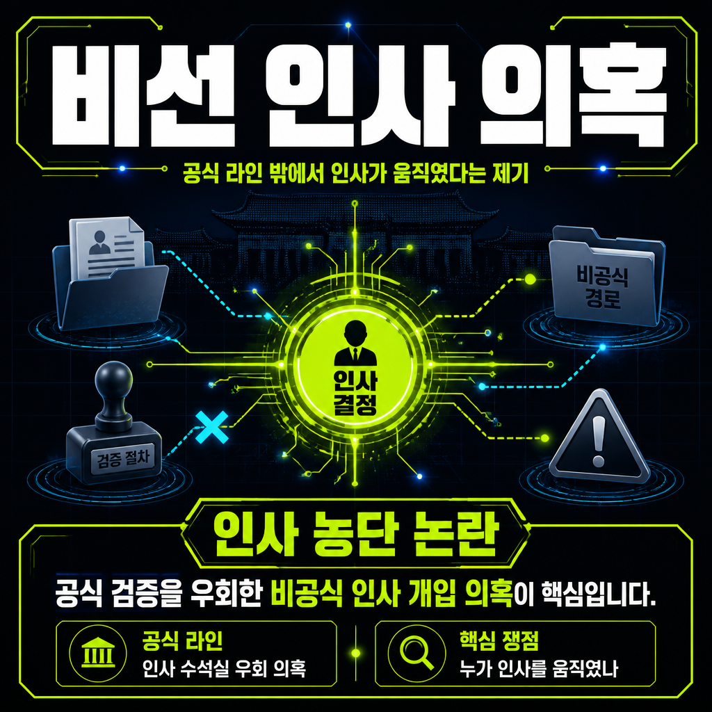 비선 인사 의혹